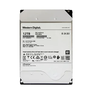  Western Digital 12 TB Ultrastar DC HC530 SATA HDD-7200 RPM clase SATA 6 Gb/s 512 MB Cache 35