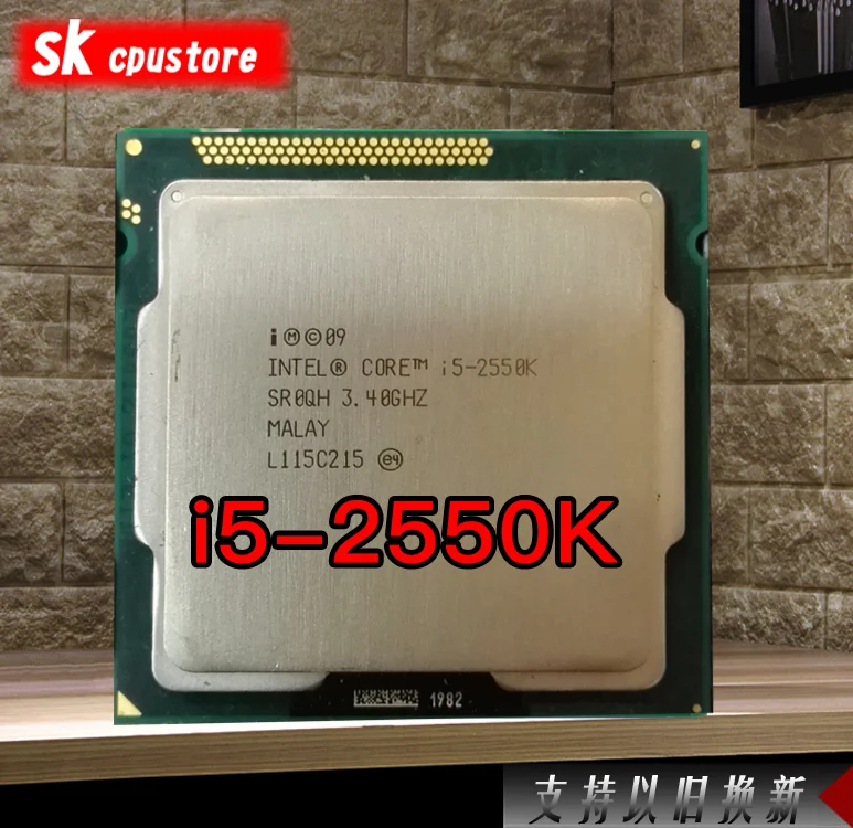 Original For lntel Processor i5 2550K i5 2550K Quad Core 3.4GHz Socket ...