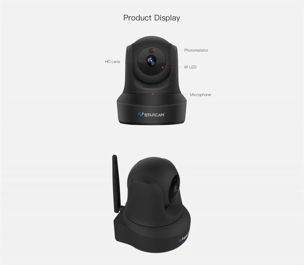 Vstarcam 2MP 1080P c29/C29S ip-камера для внутренней сети Беспроводная PTZ камера