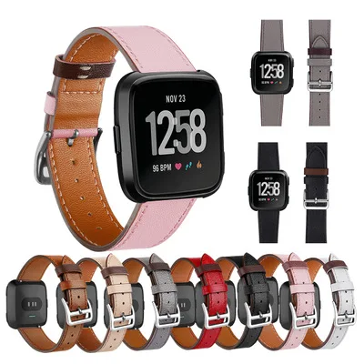 Сменный ремешок для часов кожаный браслет, ремешок для часов ремень для fitbit versa браслет для смарт-часов новое поступление