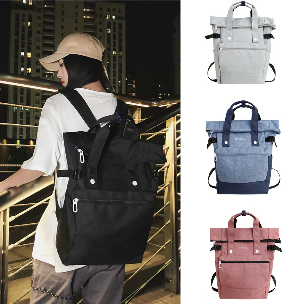 

Coneed Fashion Men And Women Oxford Multi-Functional Large Capacity Backpack Student Bag 2019 Apr29 P40