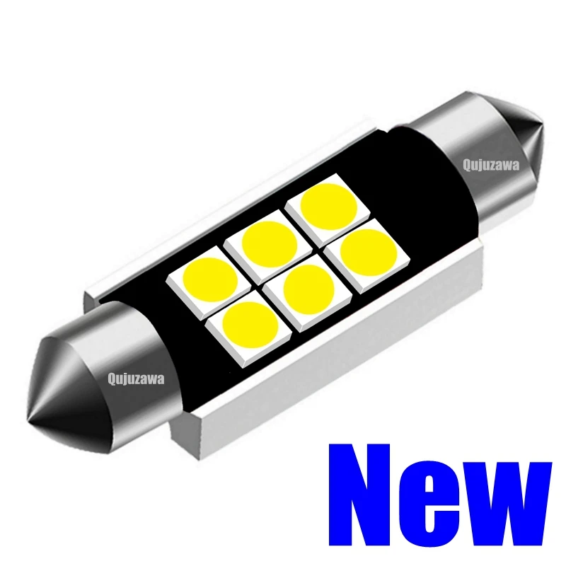 

1pcs High Quality 31mm 36mm 39mm 41mm C5W C10W 3030 LED CANBUS Car Festoon Light Auto Interior Dome Lamp Reading Bulb Warm White