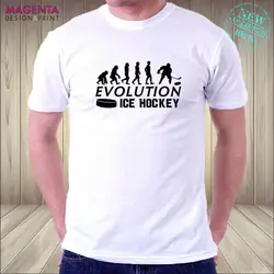 Футболка 2019 модная мужская EVOLUTION ICE hockys SLAPSHOT PUCK fan t-shirt GR8 FUN подарок на день рождения Футболка