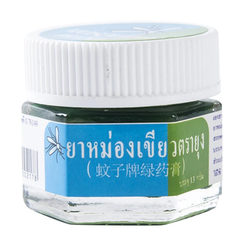 Таиланд Москитная репеллент штукатурка мазь облегчить зуд боль натуральный травяной крем 13 г - Цвет: as picture