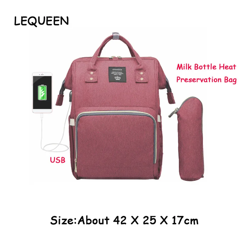Сумка для мам, рюкзак для мам, сумка для подгузников для мам, сумка для подгузников для коляски, сумка для кормления, сумка для мам, сумки для путешествий - Цвет: 258922.05