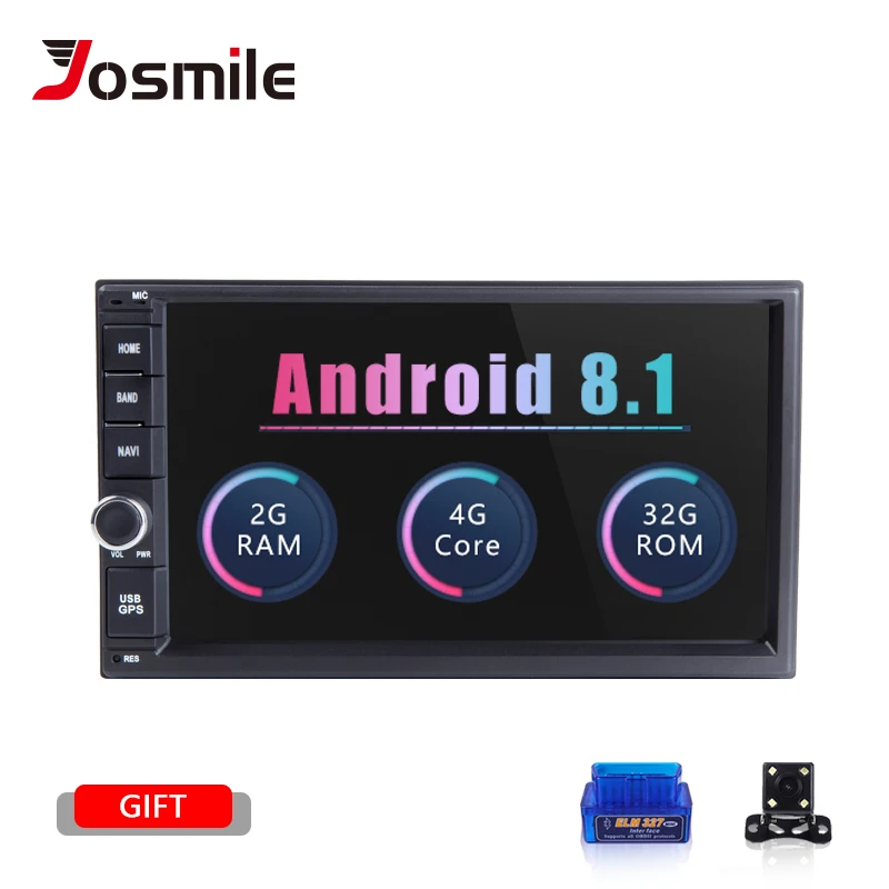 Clearance AutoRadio 2 din Android 8.1 Car Head Unit For Nissan Note Qashqai Xtrail Almera Multimedia Audio Tape Recorder GPS Navigation 4G 0