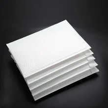 100 шт./лот белый пузырь конверт с пузырчатой пленкой пленки мешок жемчужина фильма конверт утолщенной ударопрочный мешок Книга упаковка для одежды сумочка