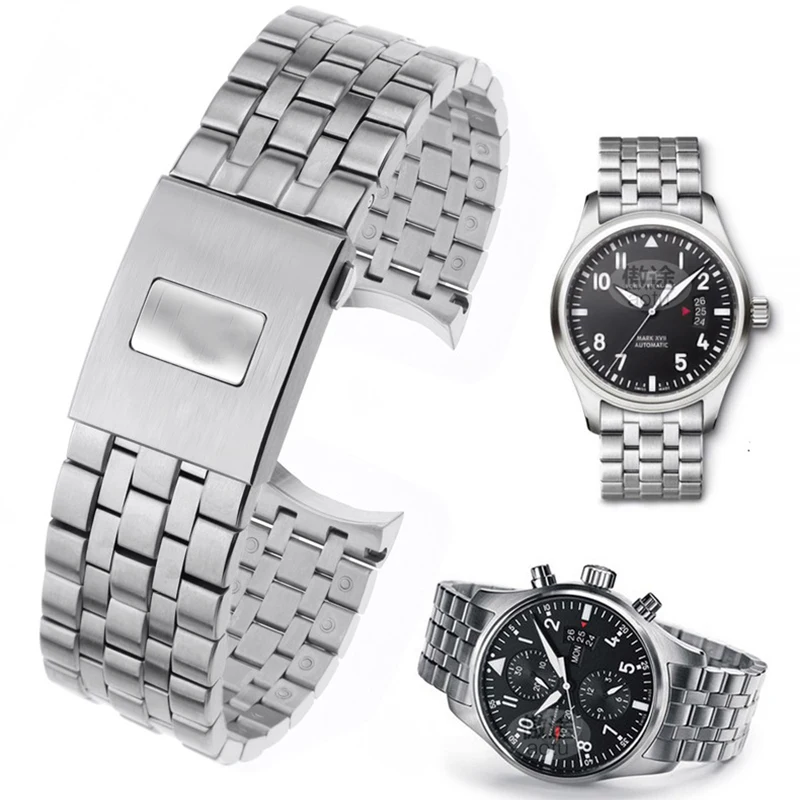 

High-end 316L Stainless Steel Watch Band For IWC IW377704/01 Watch Top Luxury Modification Of Mark Series Watch Accessories