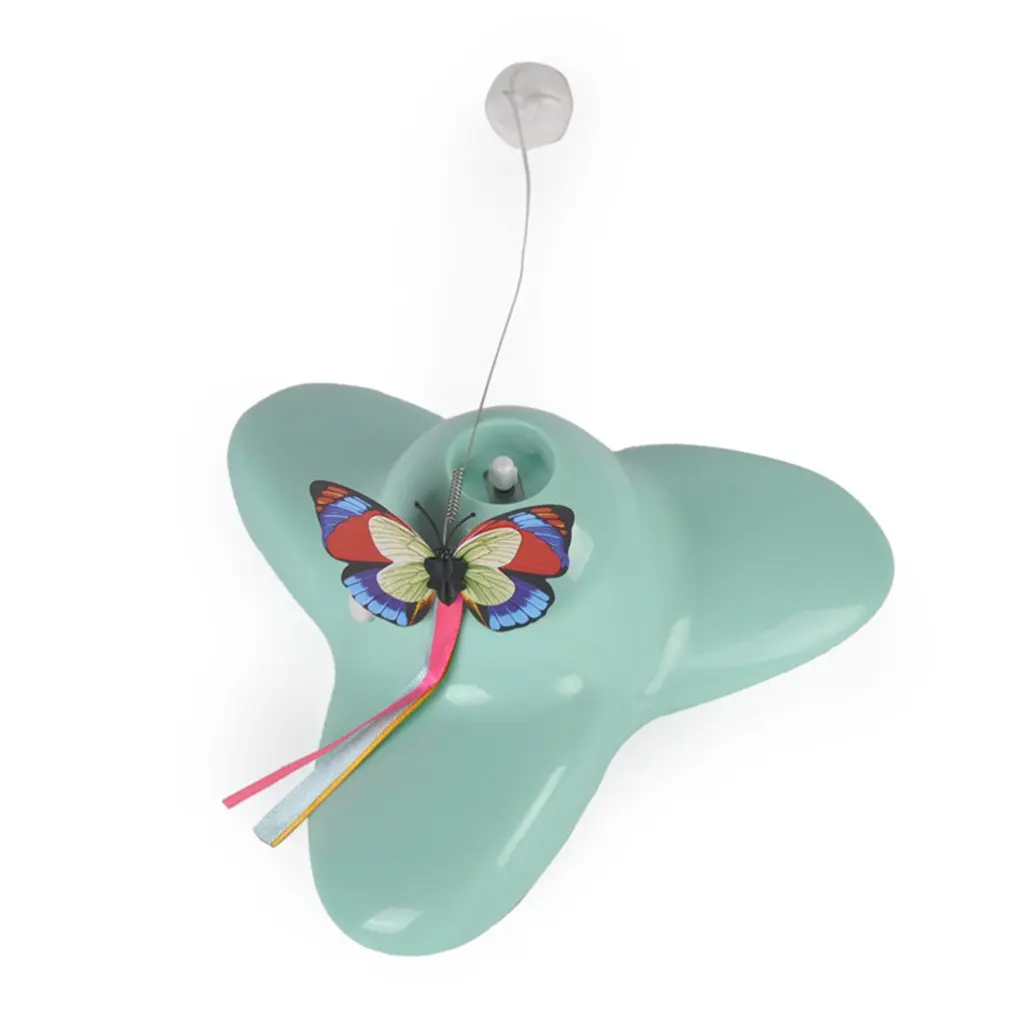 

Cat Electric Rotating Toy Colorful Butterfly Animal Toys Plastic Funny Pet Interactive Training For Cats