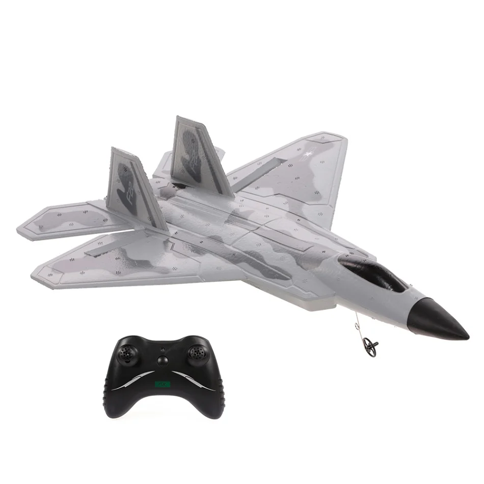 FX822 F-22 Raptor Model Fighter Airplane 2CH EPP 2.4G Remote Control Airplane Fixed-wing RTF Toys For Boy Gift