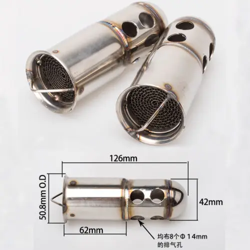 Universal DB Killer Used for 51mm Motorcycle Exhaust Muffler DB killer