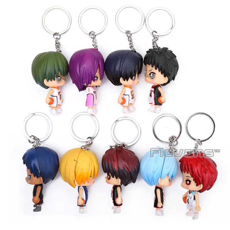 Kuroko كرة السلة kuroko لا basuke البسيطة pvc الشكل لعب مع المفاتيح 9 قطعة/المجموعة KBFG012 Kuroko كرة السلة kuroko لا basuke البسيطة pvc الشكل لعب مع المفاتيح 9 قطعة/المجموعة KBFG012