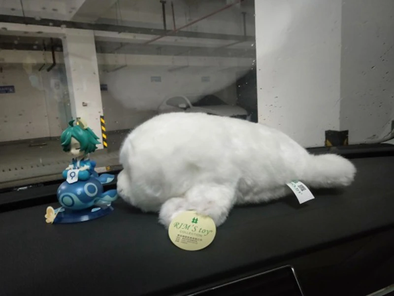  Quality 2 pcs Simulation Animal Seal Plush Toy Super Cute Sea Seal Stuffed Doll for  Girlfriends Kids Birthday Holiday Gifts Car Deco DY50562 (1)