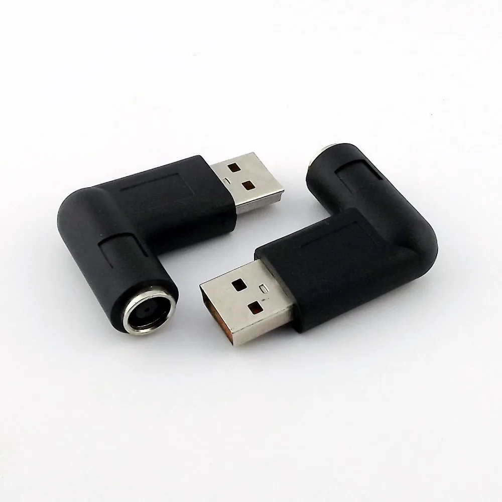 1 шт. 7,9x5,5 мм Женский на особый USB Мужской зарядное устройство постоянного тока адаптер 90 градусов угловой для lenovo Yoga3 PRO 4