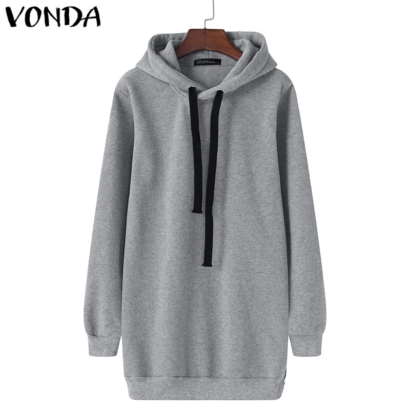 Толстовка VONDA Женская с капюшоном и длинным рукавом 5XL 2020|maternity pullover|maternity sweatshirts