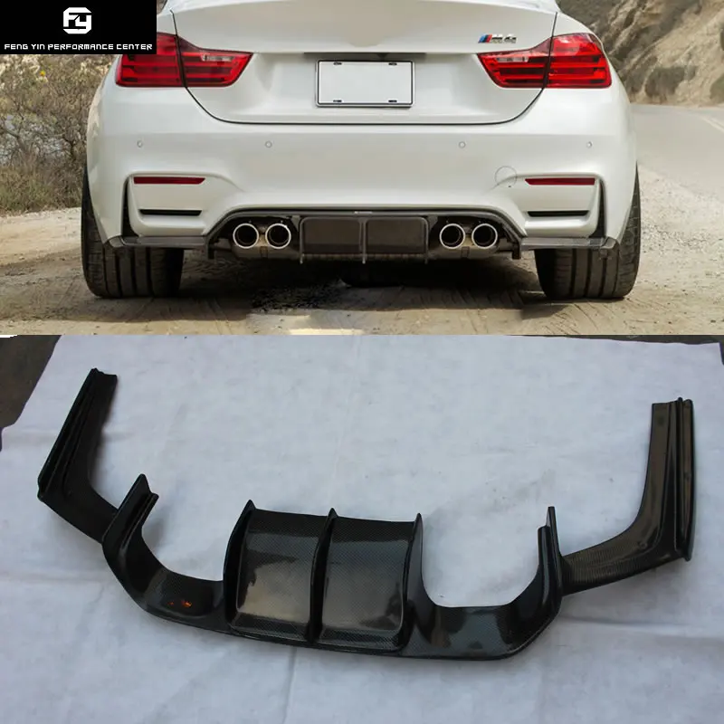 

F80 M3 F82 M4 rear Diffuser V Styling Carbon Fiber Rear Bumper Lip For BMW F80 M3 F82 M4 2014UP