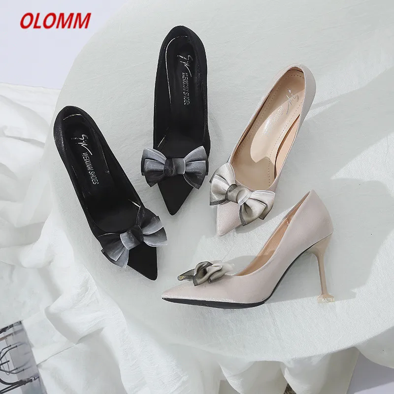 

Women Pumps Fashion High Heels Femals Shoes Pumps Hollow Pointed Toes Women Heels Shoes Sweet Pink Red Stiletto