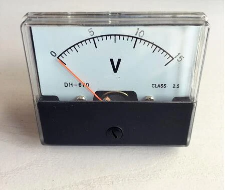 CHHUA Analog Voltmeter DH-670 AC0-300V Panel Volt Meter Gauge Voltage  Tester for Circuit Testing Mechanical Equipment
