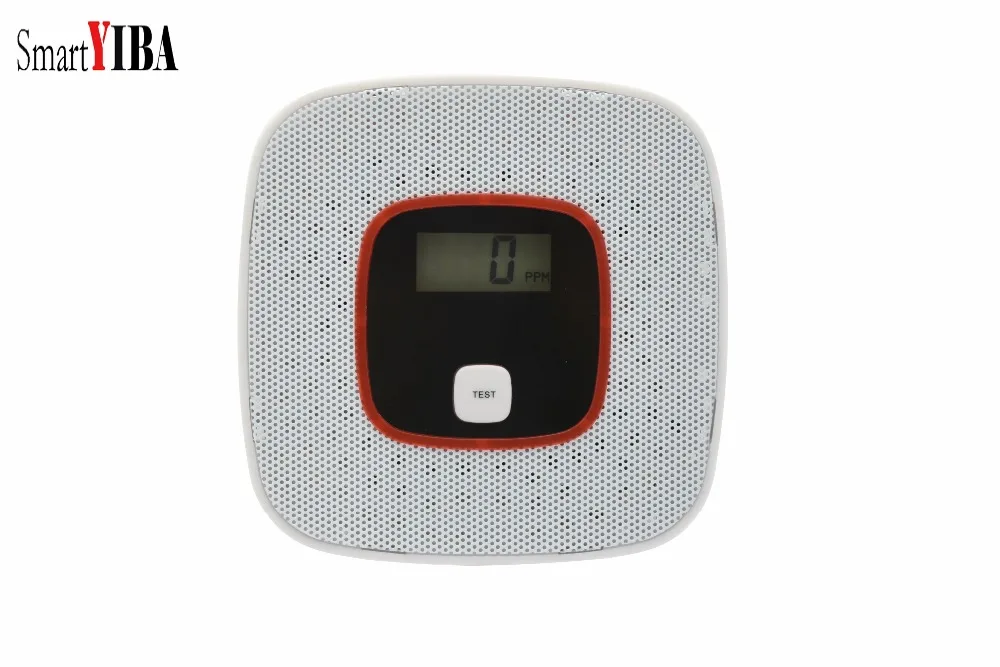 

SmartYIBA CO detector Home Security Safety Alarm LCD Photoelectric CO Gas Sensor Carbon Monoxide Poisoning Alarm Detector