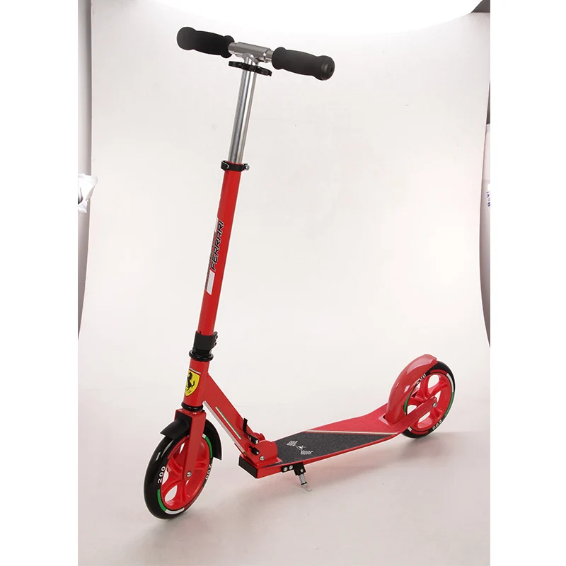 Ferrari Youngsters Aluminum Alloy Standing Scooter Folding Height 120cm Foot Scooters kick scooter (8)