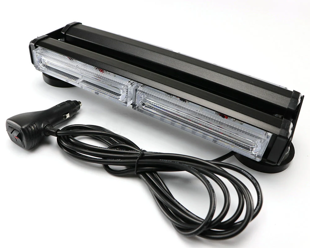 

HEHEMM 60w COB Light Strobe Warning Light Bar Emergency Vehicles Double Side LED Flash Lamp Amber White