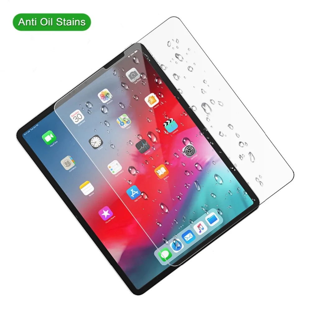 2 Упак. Закаленное стекло для 12 9 дюймов iPad Pro 2018 протектор экрана планшета против