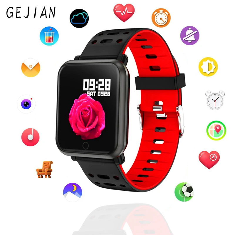 

Smart Watch Men IP68 Waterproof Multiple Sports Mode Heart Rate blood pressure Women sport watch Weather Forecast Bluetooth