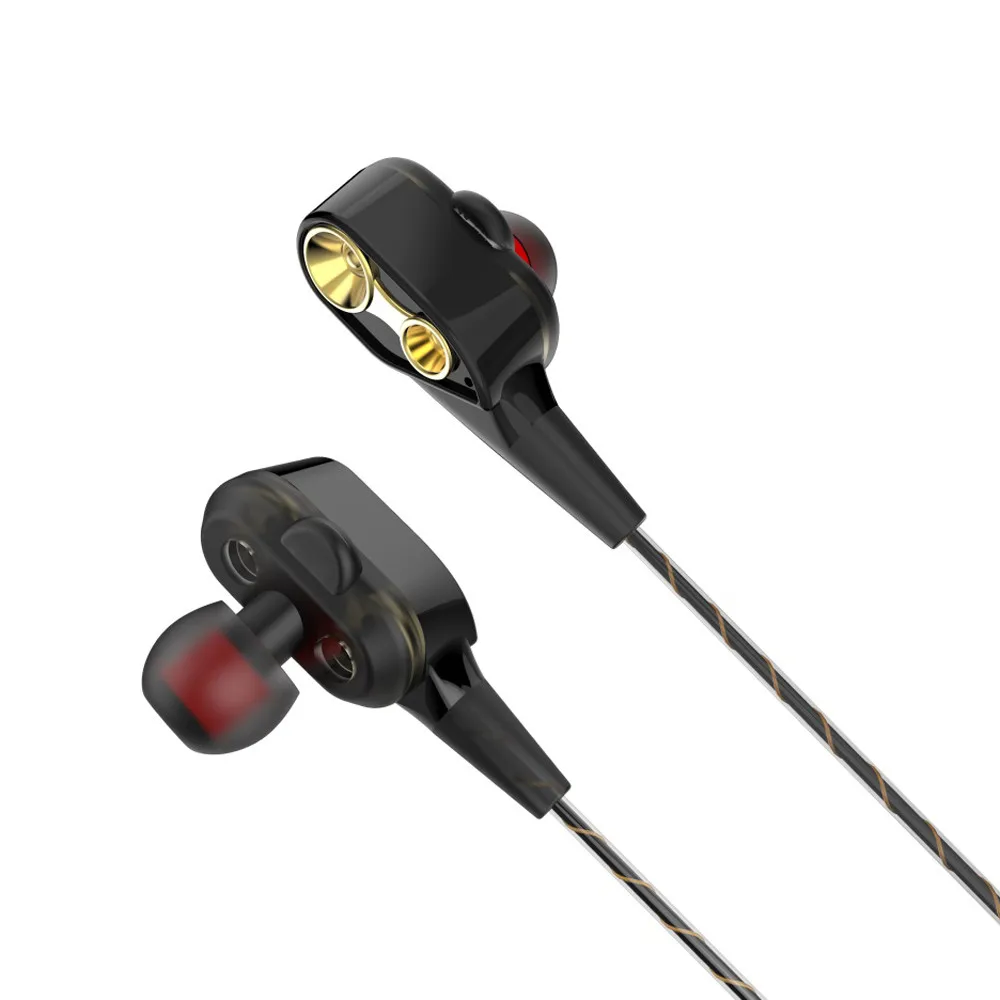 HIPERDEAL HIFI In-Ear Super Bass стереонаушники наушники-вкладишы Dourl Спортивная гарнитура с микрофоном Двухъядерный Стерео HIFI Звук Музыкальная