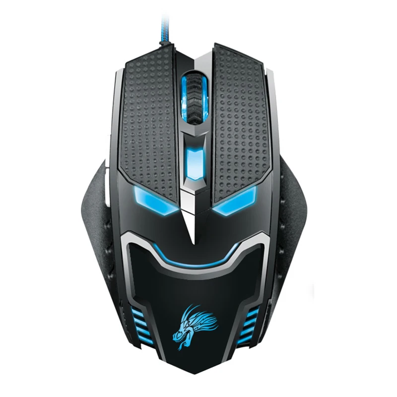Светодио дный Новинка 5000 2016 dpi светодиодная оптическая 6D USB Проводная игровая