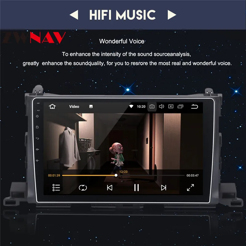 Clearance IPS Screen Car Multimedia Player Android 8.0 For Toyota Highlander 2015 Car Radio GPS Navigation PX5 4Gb+32G Octa-Core no dvd 13