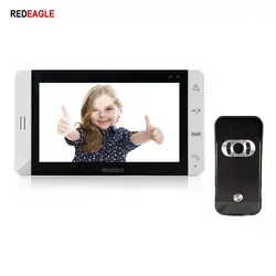 REDEAGLE 7 дюймов видеофонная дверная система 940nm ИК Ночное видение домофона Камера 110 градусов Широкий формат