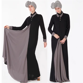 

Splice Abaya Kaftan Hijab Muslim Dress Ramadan Turkey Dubai Women Caftan Marocain Arab Turkish Tesettur Elbise Islamic Clothing