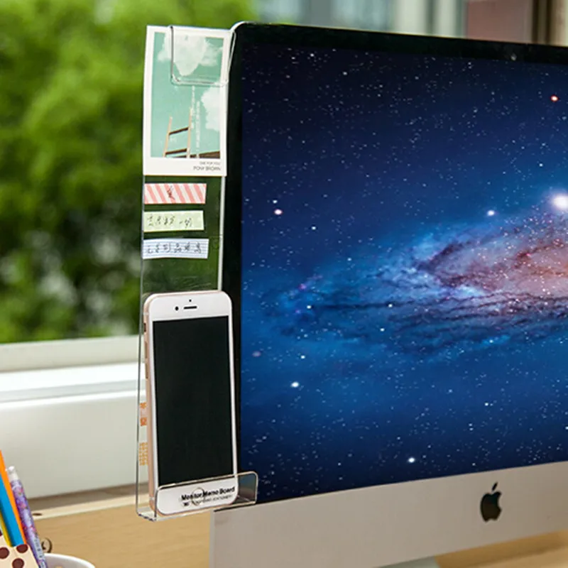 Computer monitors convenience stickers memorandum notes stickers