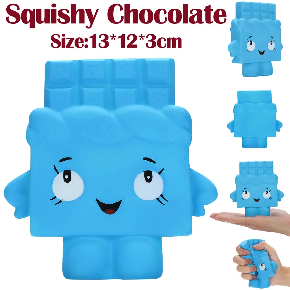 

Squeeze soft 13cm Chocolate Squishies 4 second Slow Rising Squeeze Scented Stress Relieve Toy Funny Gift Z0221