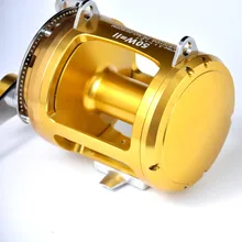 Лодка Рыболовная катушка DC80w большая игровая катушка 2 скорости Катушка Троллинг катушки