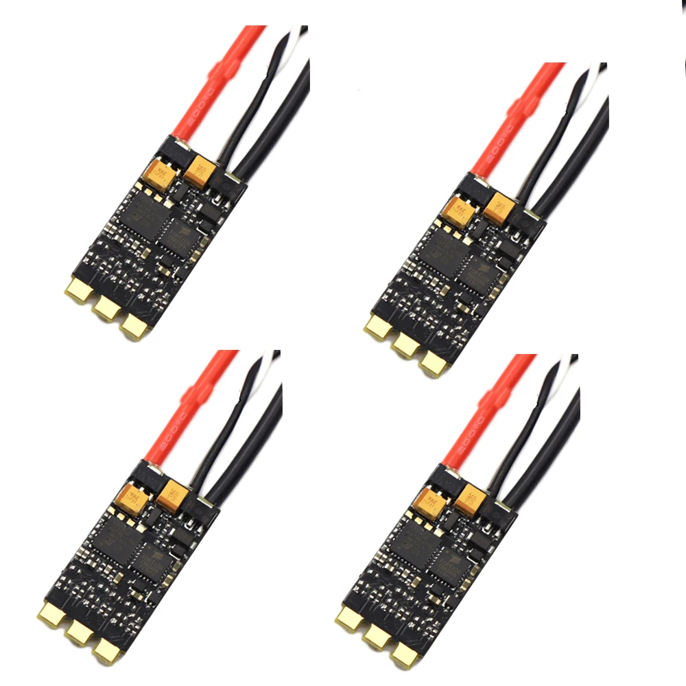 4 шт. HSKRC 35A BLheli_32 32Bit 2-6 S Dshot1200 бесщеточный ESC с RGB светодиодный для