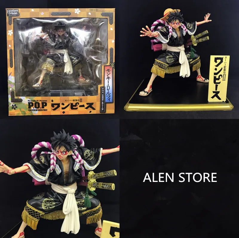 

One Piece POP Kabuki Edition Luffy Action Figure Limited Ver. Monkey D Luffy PVC figure Toy Brinquedos Anime 18.5CM