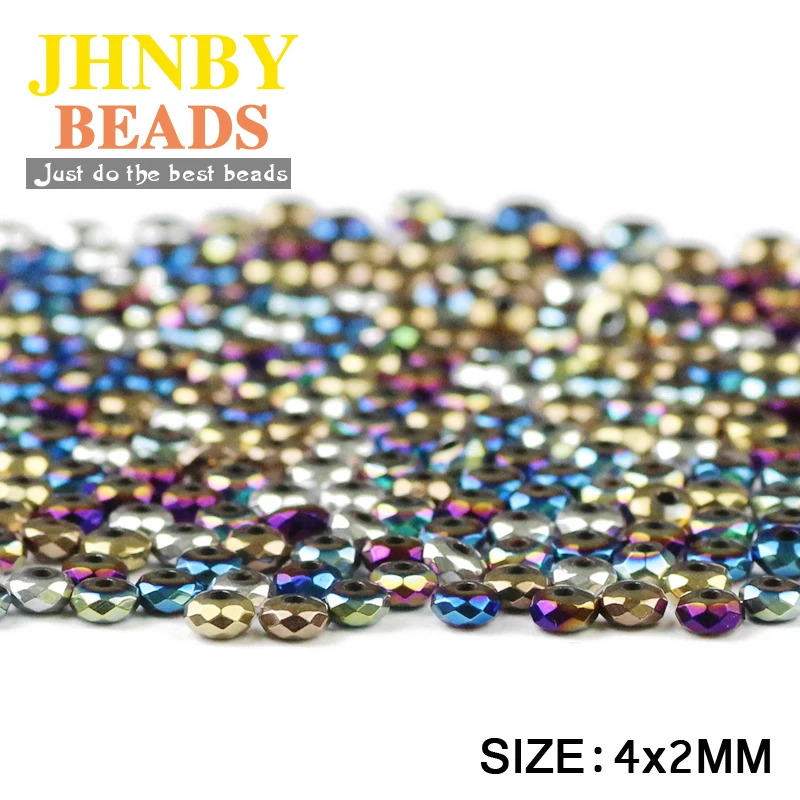 Faceted Flat Round Hematite Ball 3/4/6/8/10mm Natural Stone Ore Gold Colors Loose Beads For Jewelry Bracelets Making DIY natural stone beads