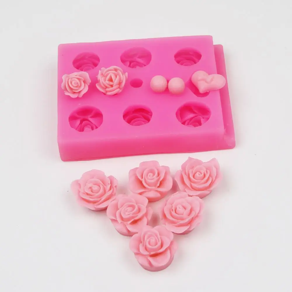 Цветок силиконовые формы 3D инструменты для украшения тортов из мастики Sugarcraft
