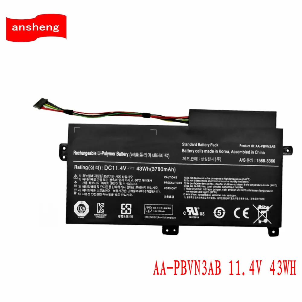 

High Quality AA-PBVN3AB battery for SAMSUNG NP370R4E NP370R5E np450r5e Np470 Np510 NP370R4E-A03 NP370R5E-S04