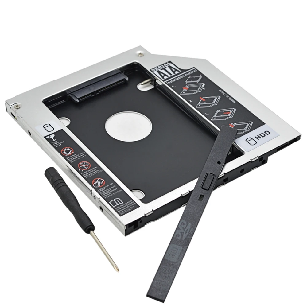 SATA to SATA 2nd HDD Caddy 9.5mm 2.5 