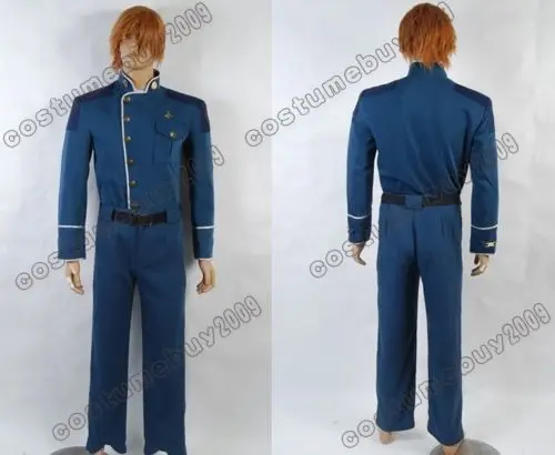 Officier Battlestar Veste Uniforme Galactica Commandant Bleu IDH2WE9