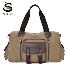 Холстинные багажные Большие мужские/женские дорожные высоко-качественные вещевые сумки путешествий