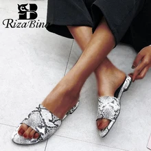 RIZABINA/новые женские сандалии соблазнительные летние шлепанцы со