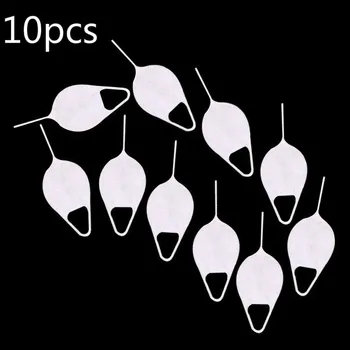 

10pcs/set Sim Card Tray Removal Eject Pin Key Tool Stainless Steel Needle For IPhone IPad