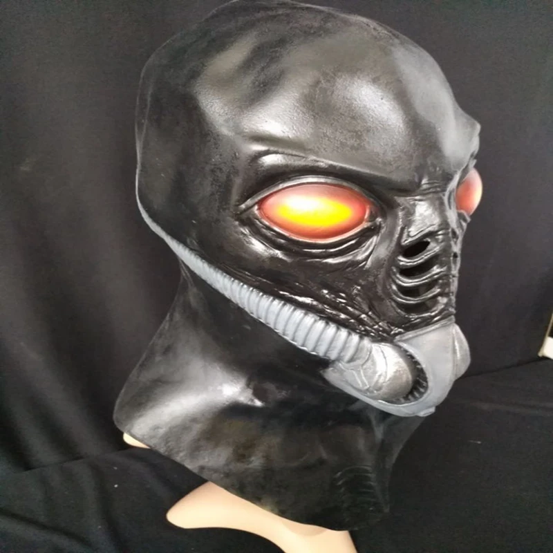 Латексная маска в форме НЛО на Хэллоуин, страшный хищник, резиновые маски, маскарадные вечерние маскарадные костюмы для взрослых
