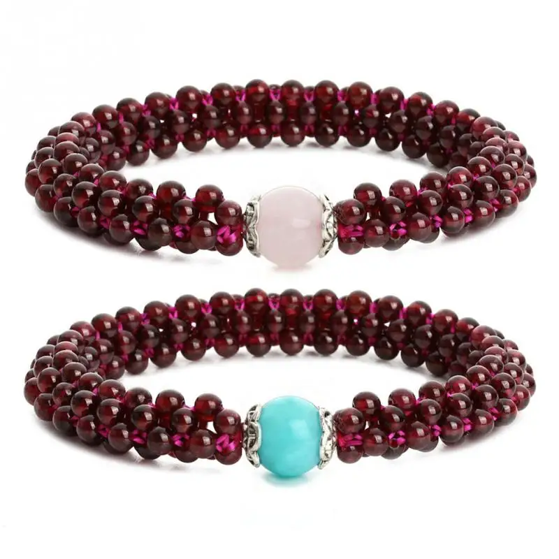 

Fashion Couple Jewelry Accessory Tourmaline Elastic Bracelet Healthy Natural Bead Bracelets for Women Men Drop Shipping