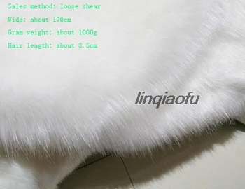 

High-grade raw wool-like cloth Faux fur coat vest shoe plush cloth
