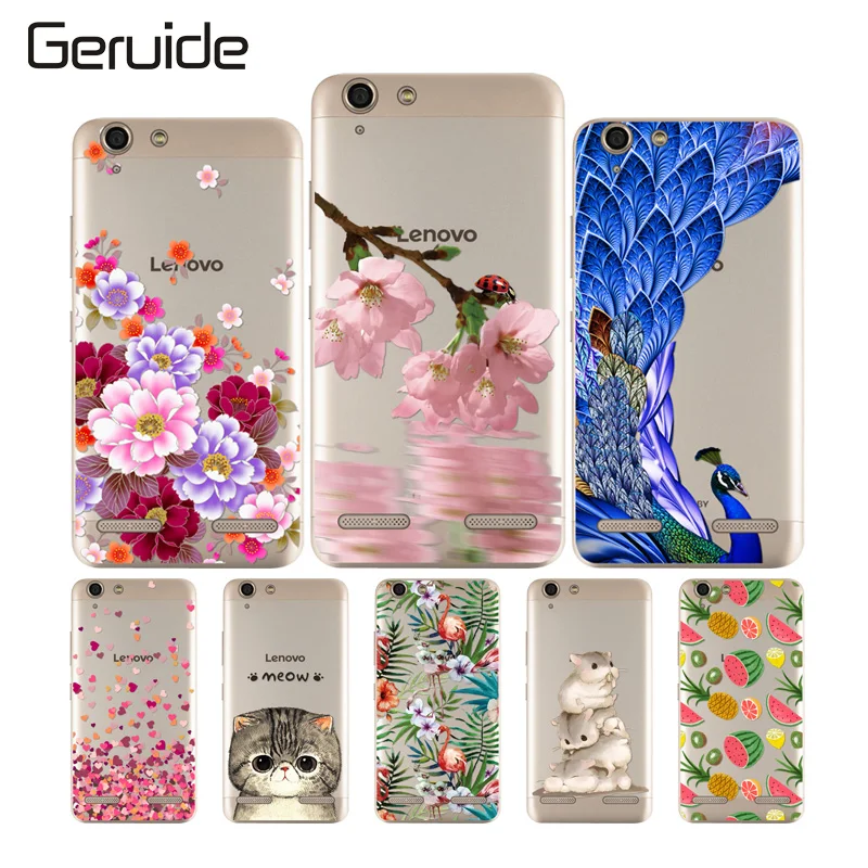 

Geruide For Lenovo Vibe K5 A6020a40 Silicone Case Cover Cartoon Rubber TPU Case For Lenovo K5 plus Lemon 3 Phone Cases