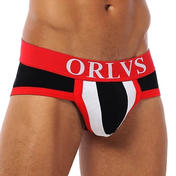 

ORLVS Brand 50PC/LOT Wholesale Quick Dry Men Underwear Male Panties Men Briefs Breathable Cotton Male Underpants Mesh Cueca